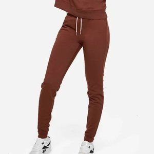 NWT Mate the Label Organic Terry Classic Jogger Cocoa Brown, Small S